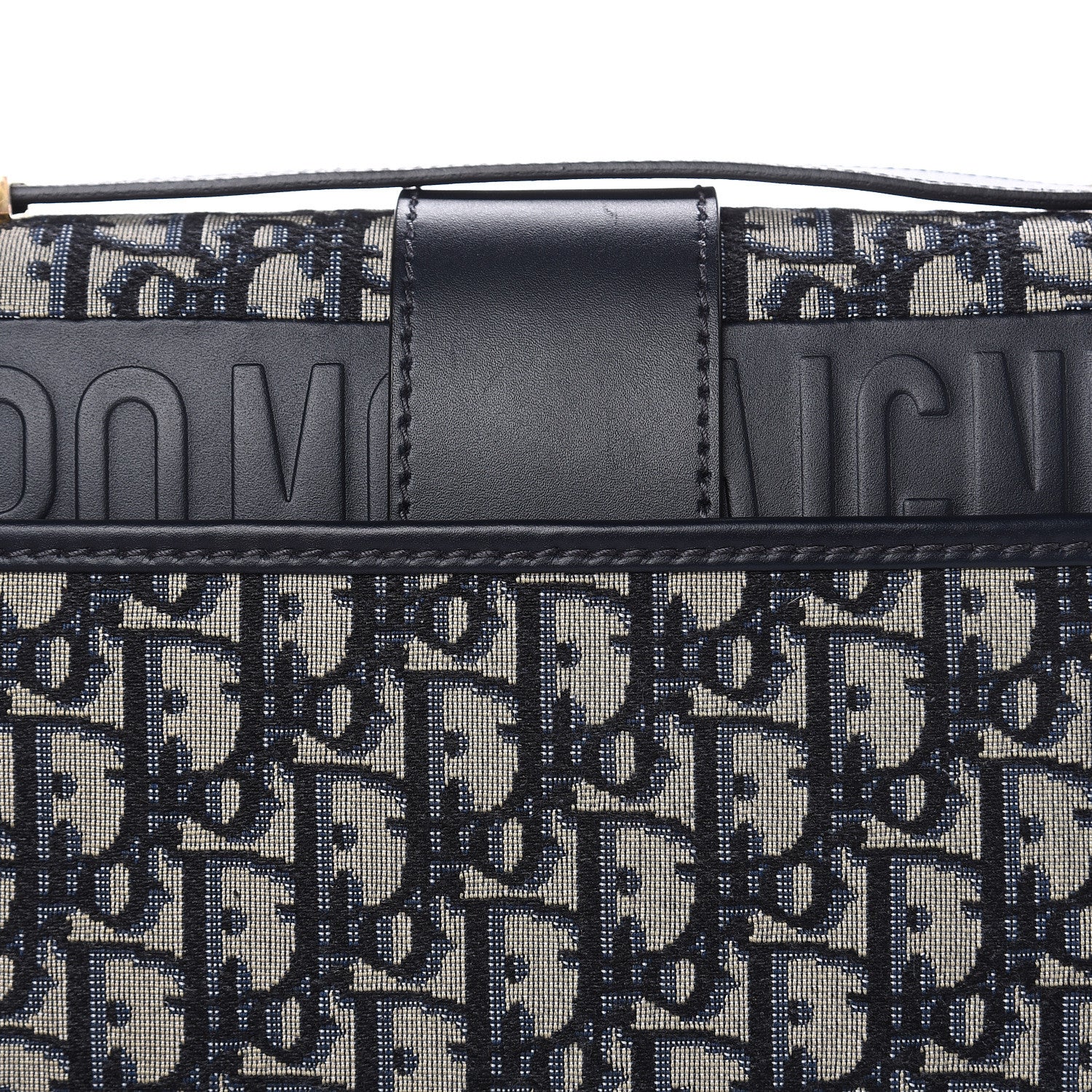 Christian Dior Oblique 30 Montaigne Flap Bag Blue 10 of 10