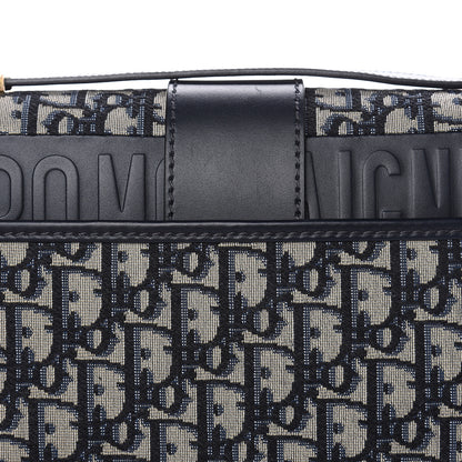 Christian Dior Oblique 30 Montaigne Flap Bag Blue 10 of 10