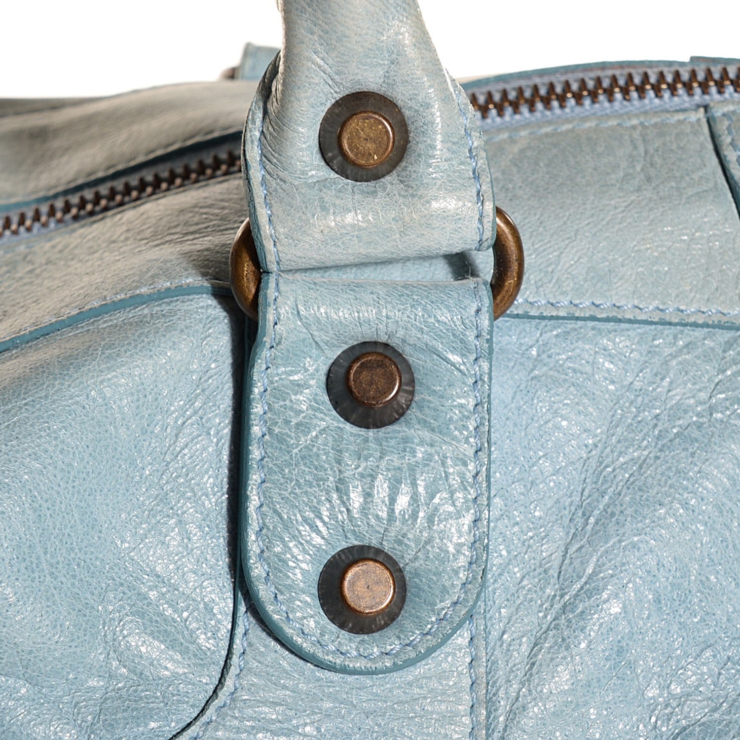 Balenciaga Chevre Classic Hardware Work Sky Blue 8 of 13