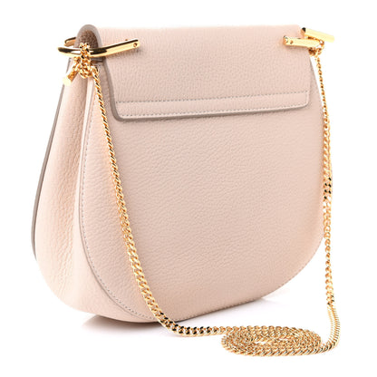 Chloe Grained Lambskin Drew Shoulder Bag Cement Pink 2 of 4