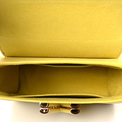 Louis Vuitton Taurillon Smooth Calfskin Scrunchie Twist One Handle PM Yellow 5 of 7