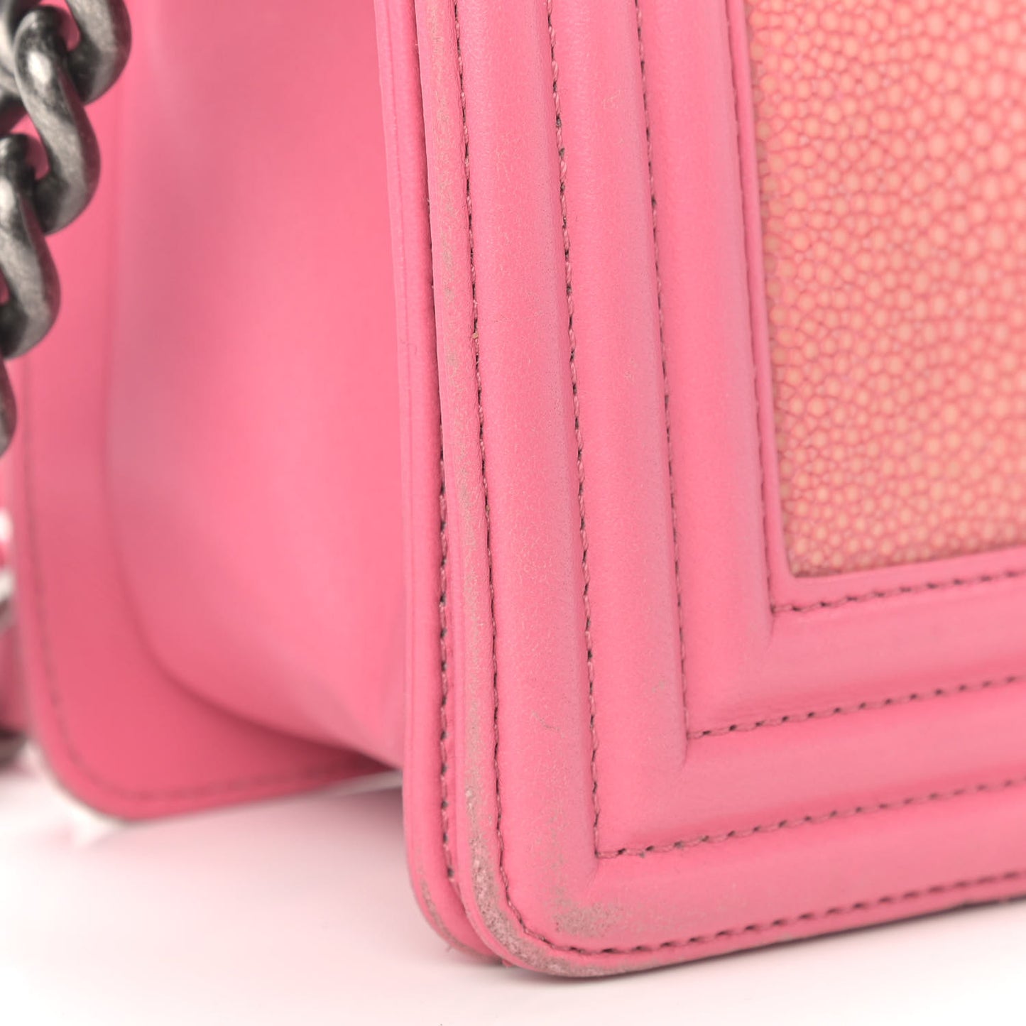 Galuchat Stingray Small Boy Flap Pink