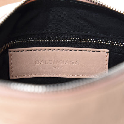 Balenciaga Matte Goatskin Rubber Covered Classic Hardware Mini Twiggy Rose Poudre 9 of 11