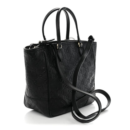 Gucci Guccissima Mini Bree Top Handle Bag Black 3 of 15