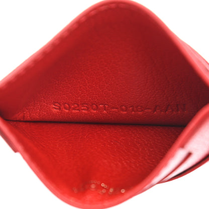 Tom Ford Grained Calfskin Card Holder Red 5 of 6