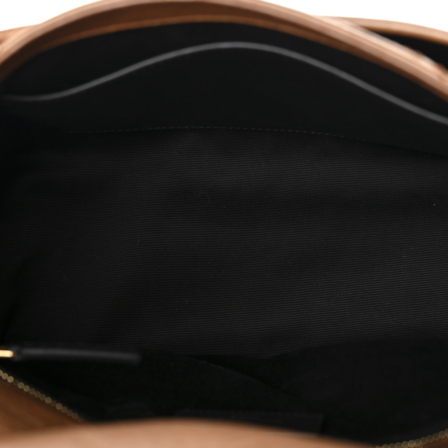 Crinkled Calfskin Matelasse Monogram Medium Niki Chain Satchel Caramel