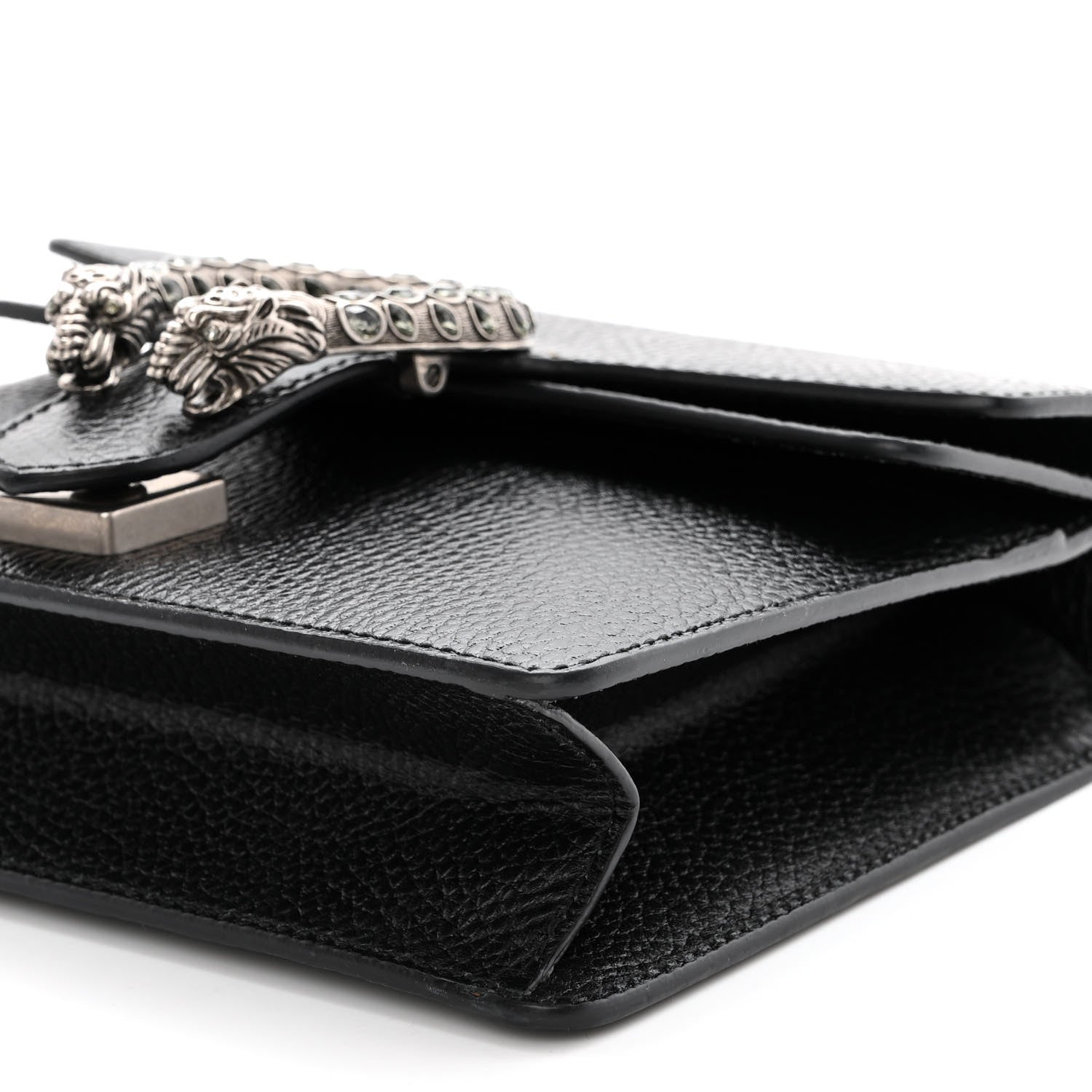 Gucci Calfskin Mini Dionysus Shoulder Bag Black 9 of 9
