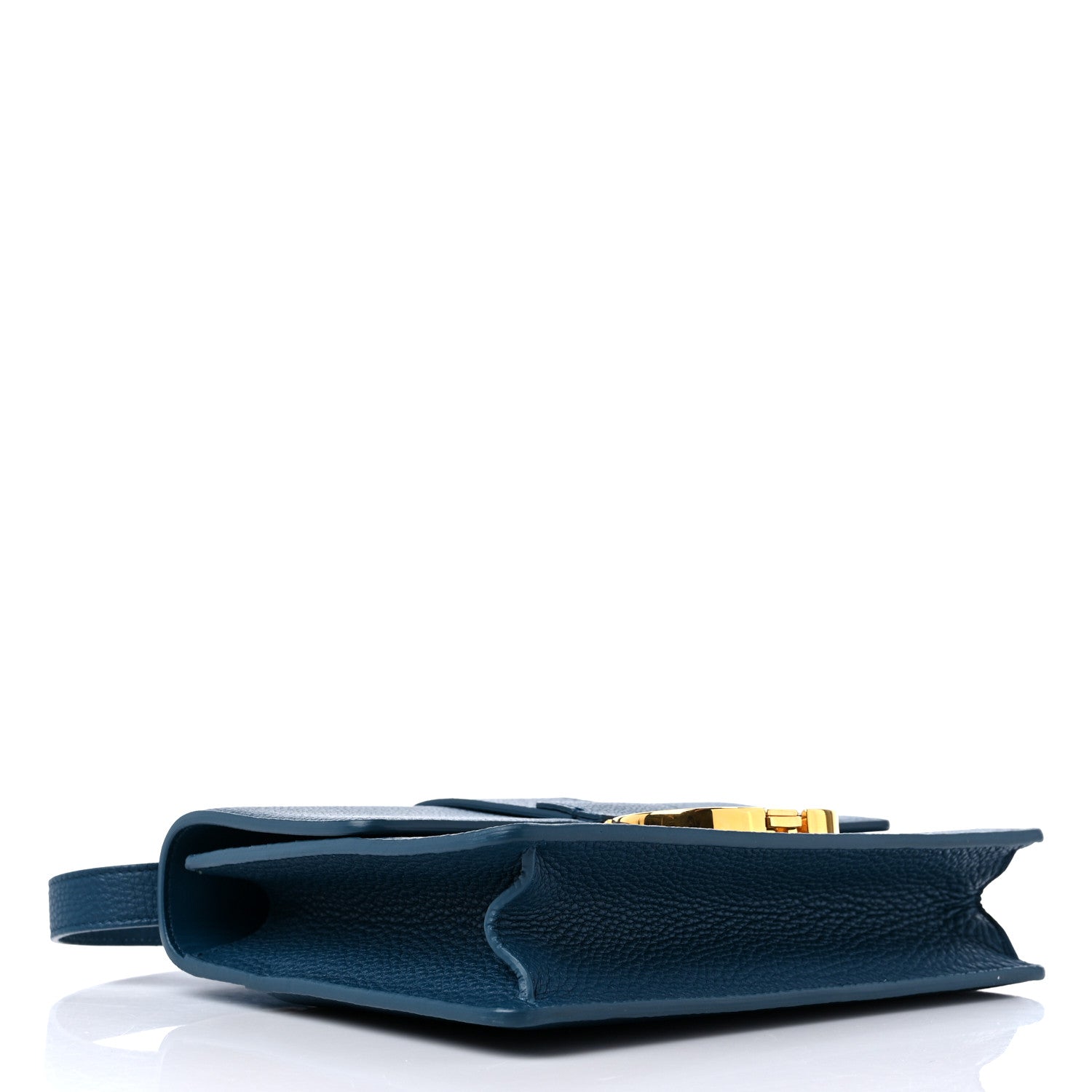 Christian Dior Grained Calfskin 30 Montaigne Flap Bag Blue 4 of 11