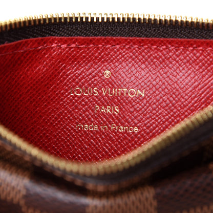 Louis Vuitton Damier Ebene Recto Verso Card Holder Red 6 of 8