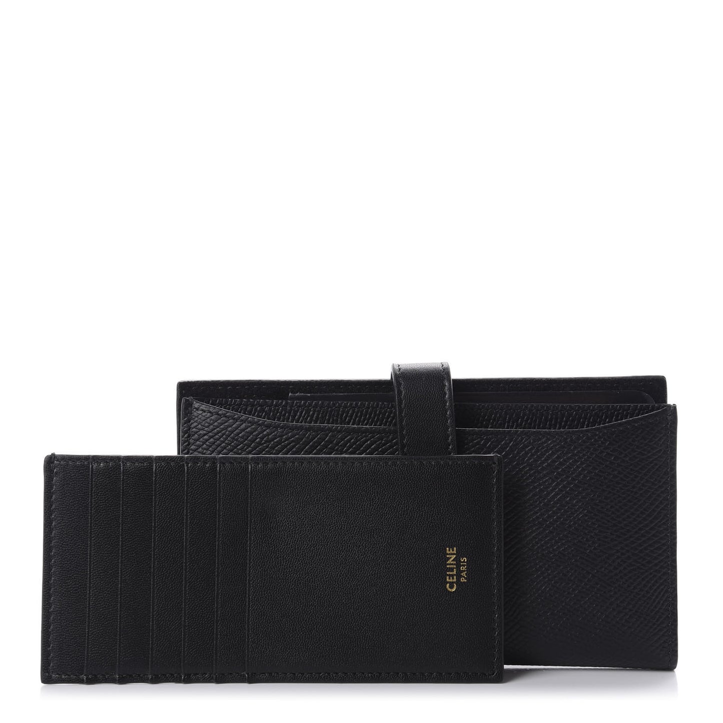Grained Calfskin XS/S iPhone Folio Black