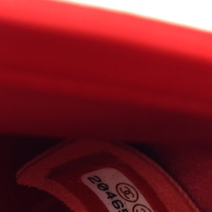 Chanel Karung Quilted Clutch Flap Red 8 of 13