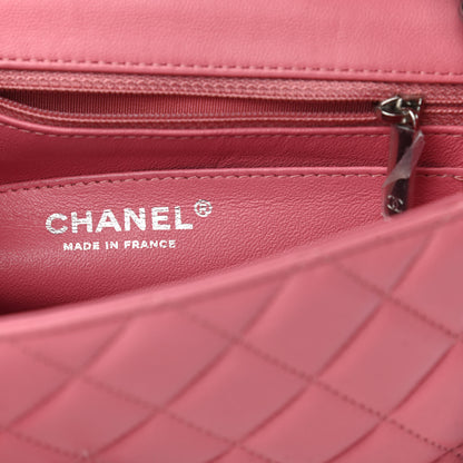 Chanel Lambskin Quilted Mini Rectangular Flap Pink 6 of 11