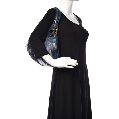 Jimmy Choo Calfskin Suede Malindi Navy 2 of 20