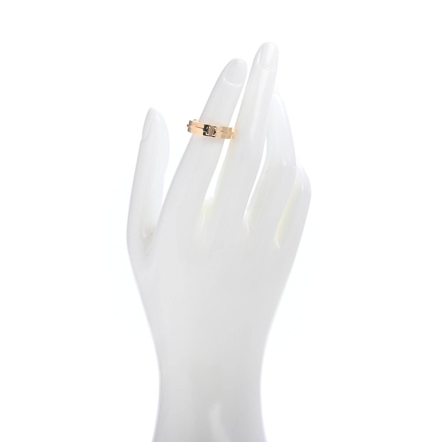 Tiffany 18K Yellow Gold Tiffany T Wide Ring 50 5.5 2 of 4
