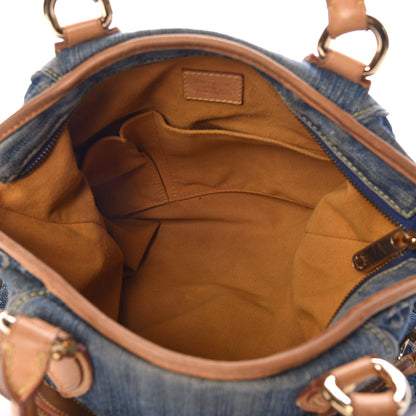 Louis Vuitton Denim Neo Cabby MM Blue 5 of 17