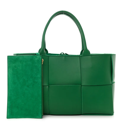 Bottega Veneta Nappa Maxi Intrecciato Medium Arco Tote Racing Green 1 of 12