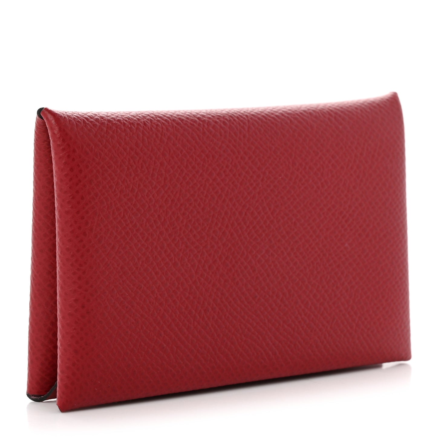 Epsom Verso Calvi Card Case Rouge Grenat Mauve Sylvestre