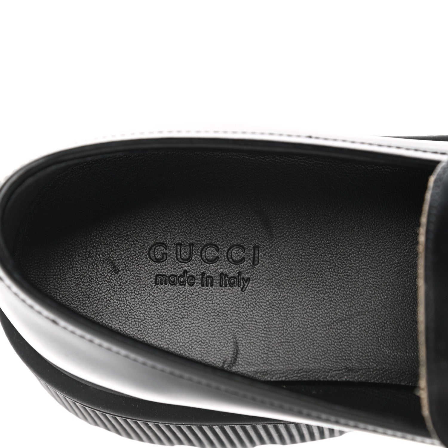 Gucci Cordovan Lux Dionysus Hunder Loafers 40.5 Black 7 of 9