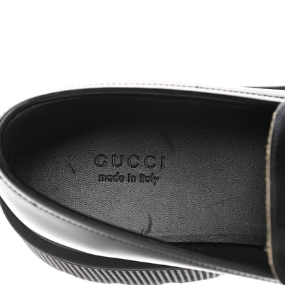 Gucci Cordovan Lux Dionysus Hunder Loafers 40.5 Black 7 of 9