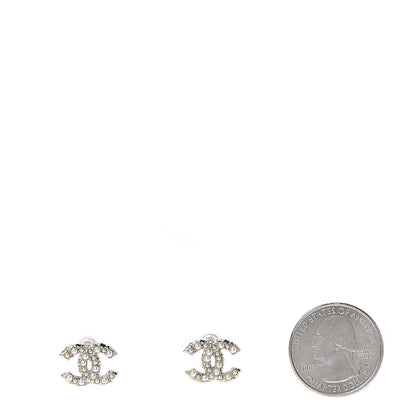 Chanel Pearl CC Earrings Light Gold 2 of 4