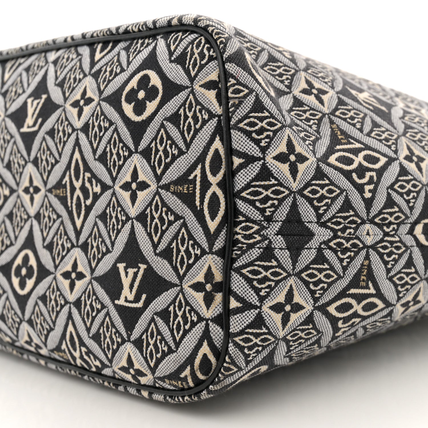 Louis Vuitton Jacquard Since 1854 Neverfull MM Grey 10 of 10