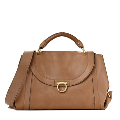 Salvatore Ferragamo Calfskin Suzanna Satchel Yuta 1 of 11