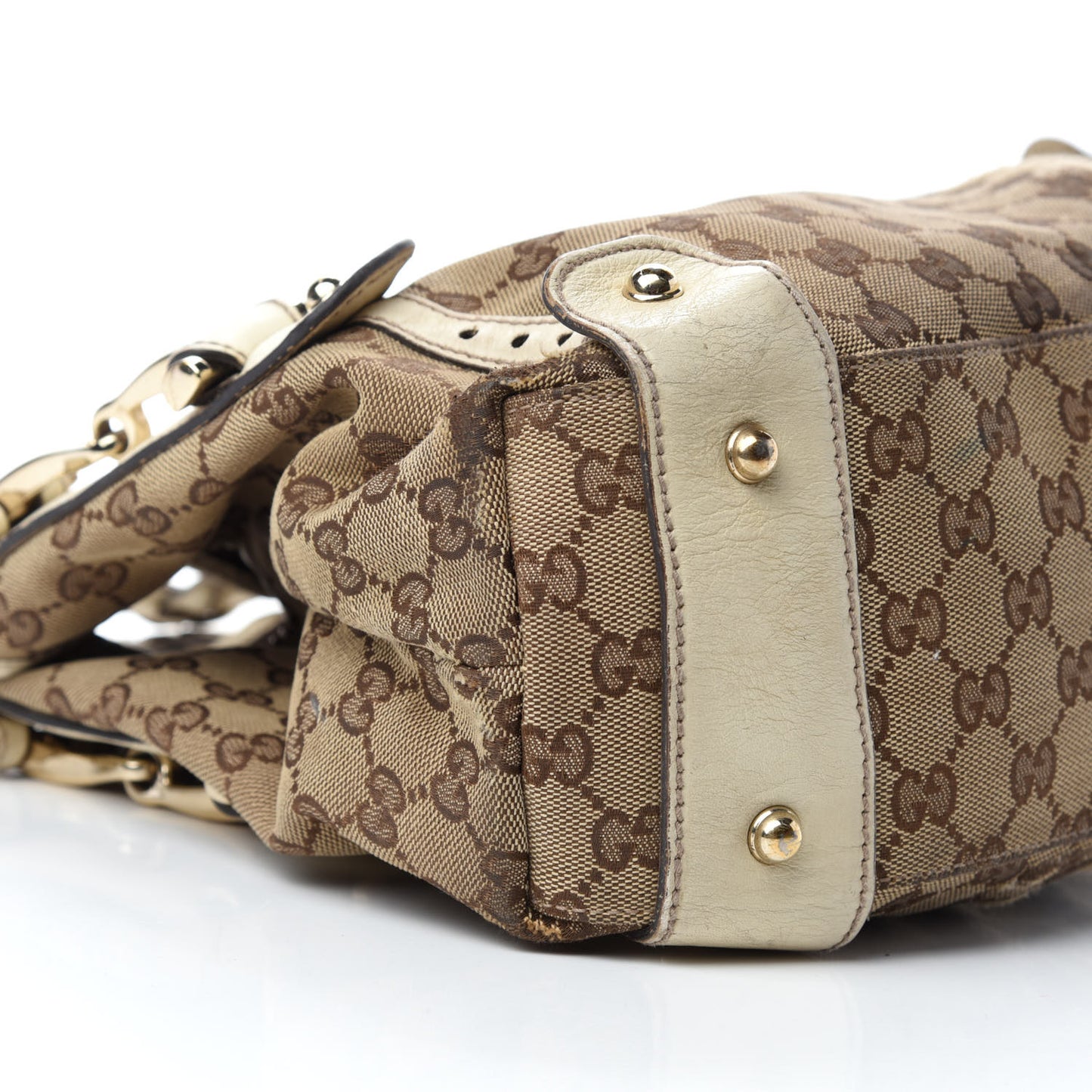 Monogram Small Pelham Shoulder Bag Off White