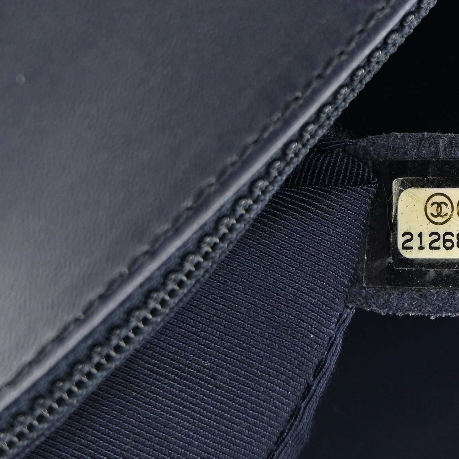 Chanel Lambskin Quilted New Medium Boy Flap Dark Navy Blue 7 of 11