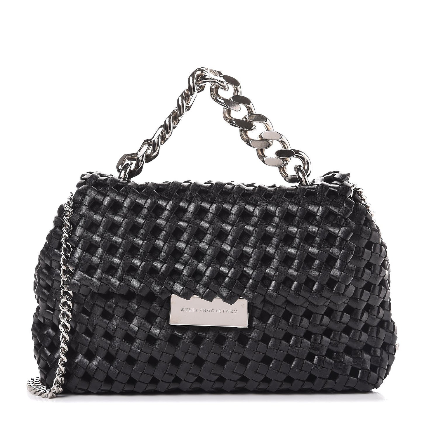 Eco Alter Nappa Woven Bex Shoulder Bag Black