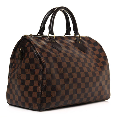 Louis Vuitton Damier Ebene Speedy 30 3 of 17