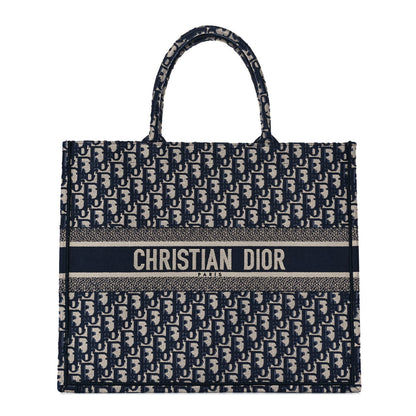 Christian Dior Oblique Large Book Tote Blue Multicolor 1 of 8