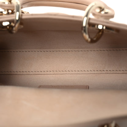Christian Dior Lambskin Cannage Micro Lady D-Joy Sand Rose 5 of 11