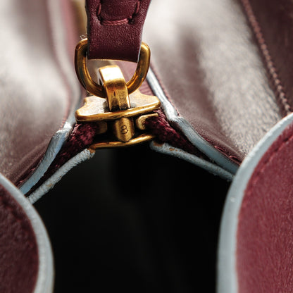 Celine Palmelato Mini Luggage Light Burgundy 8 of 8