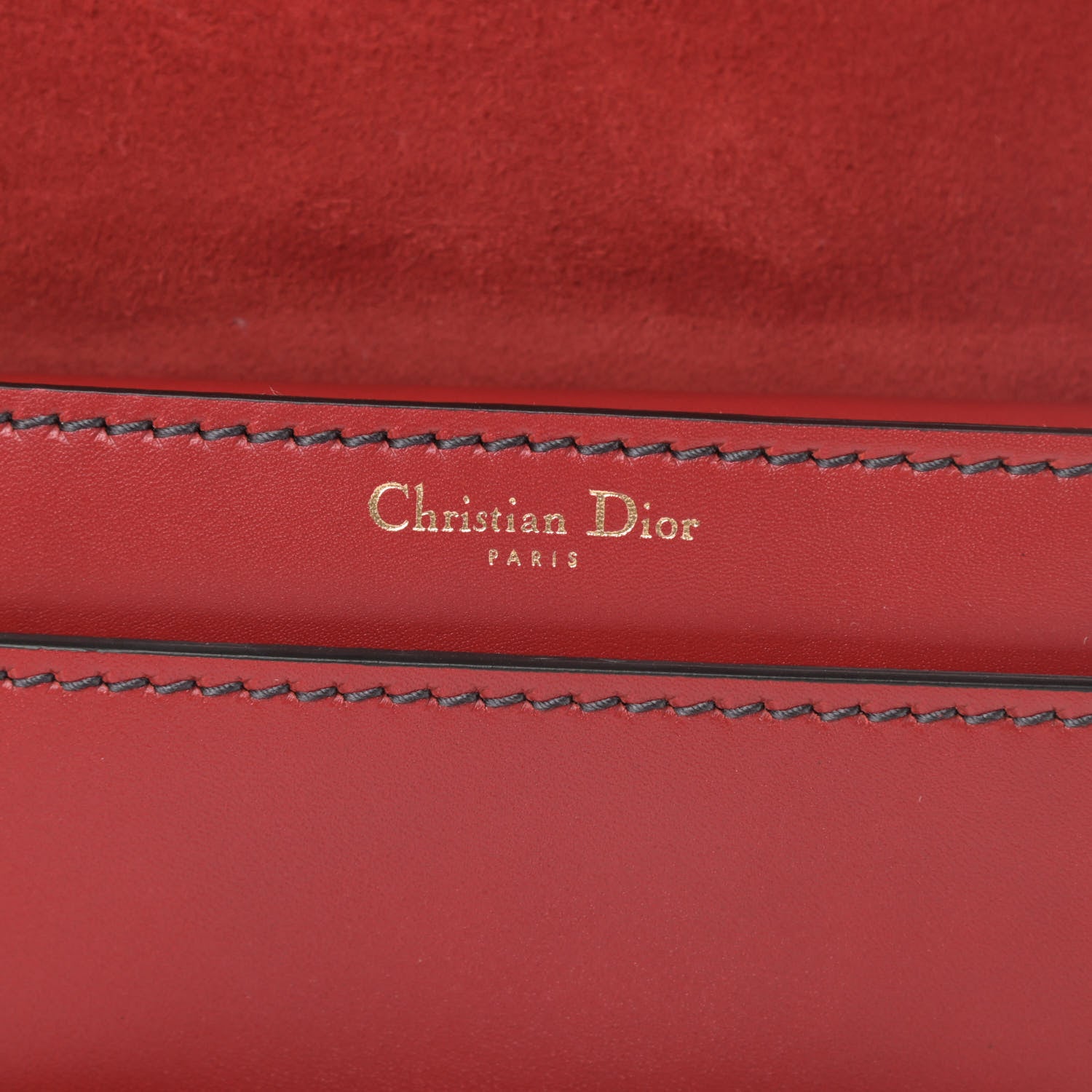 Christian Dior Calfskin J'Adior Chain Flap Bag Red 6 of 16