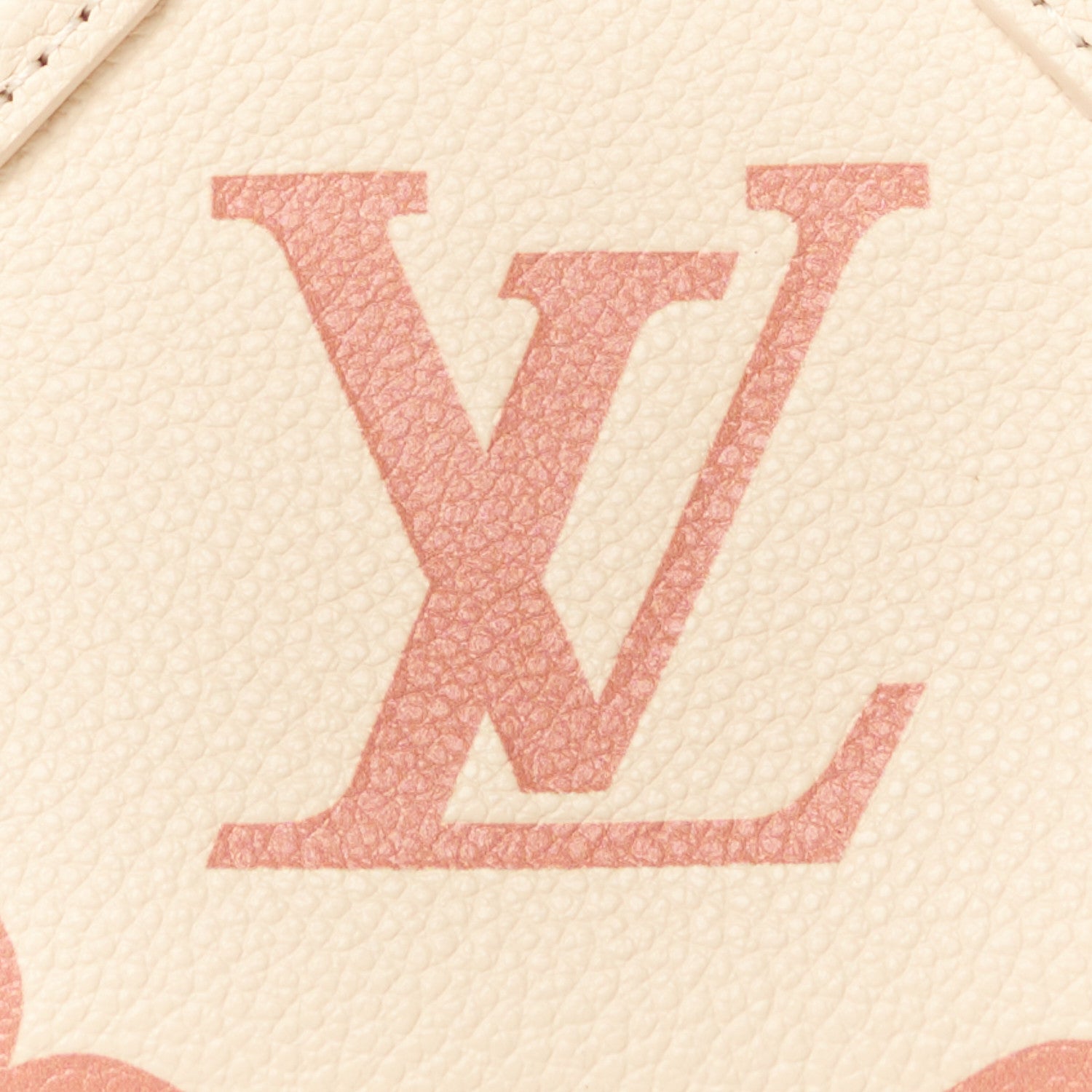 Louis Vuitton Empreinte Monogram Giant Speedy Bandouliere 20 Creme Rose Trianon 7 of 9