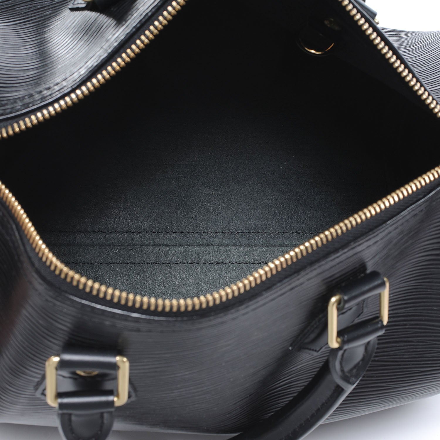 Louis Vuitton Epi Speedy 25 Black 6 of 7
