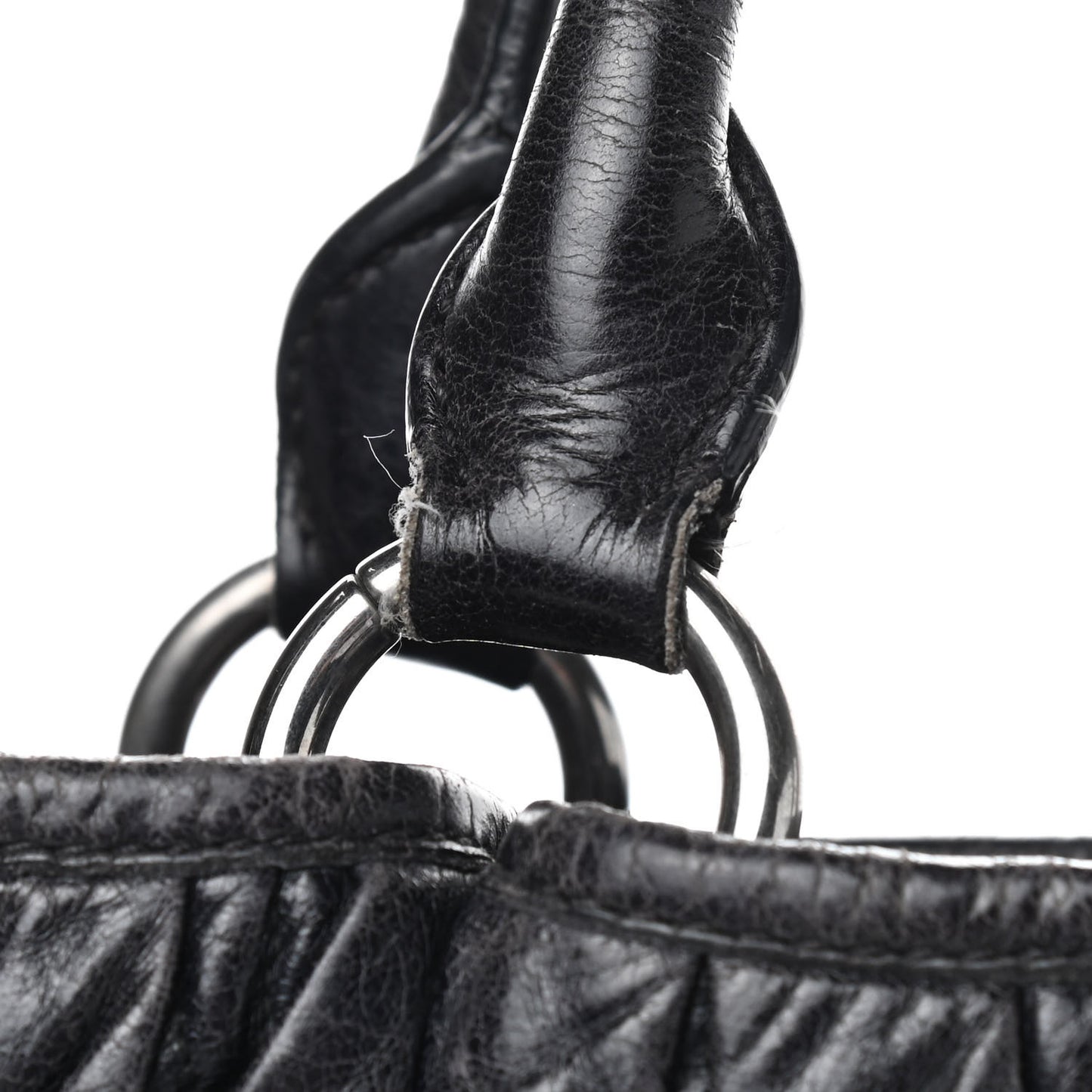 Nappa Matelasse Tote Black