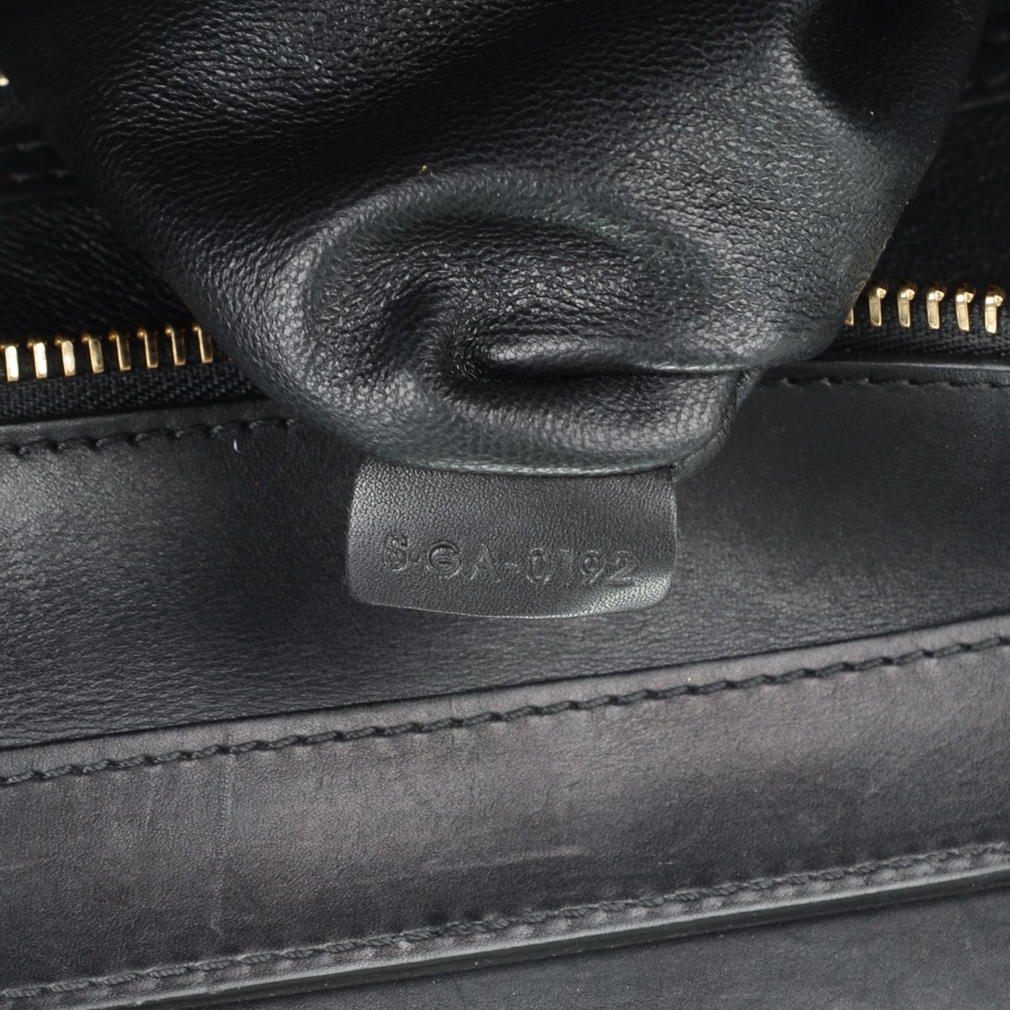 Python Smooth Calfskin Mini Bi-Color Luggage Black Natural