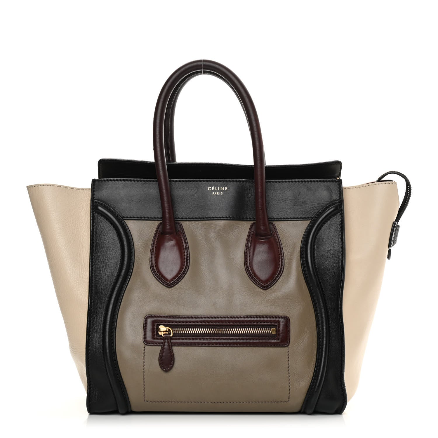 Celine Smooth Calfskin Mini Tri-Color Luggage Grey 1 of 20