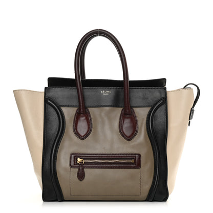 Celine Smooth Calfskin Mini Tri-Color Luggage Grey 1 of 20