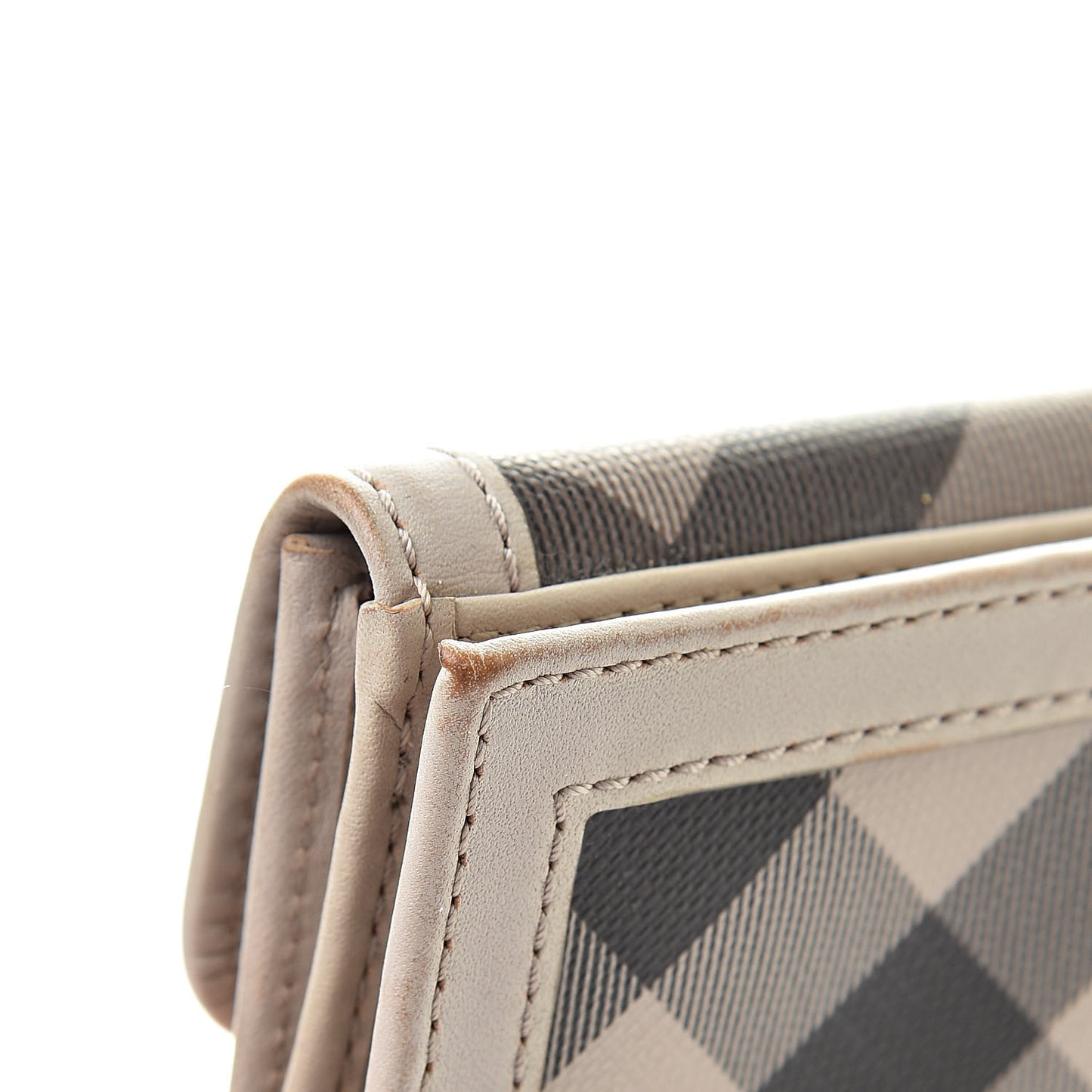 Smoked Check Continental Wallet Trench