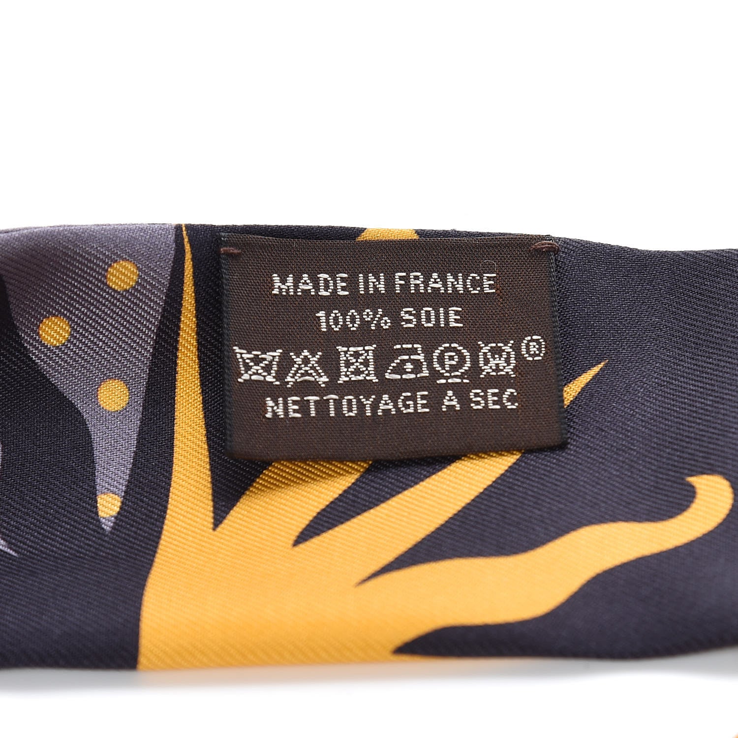 Hermes Silk Astrologie a Pois Twilly 3 of 5