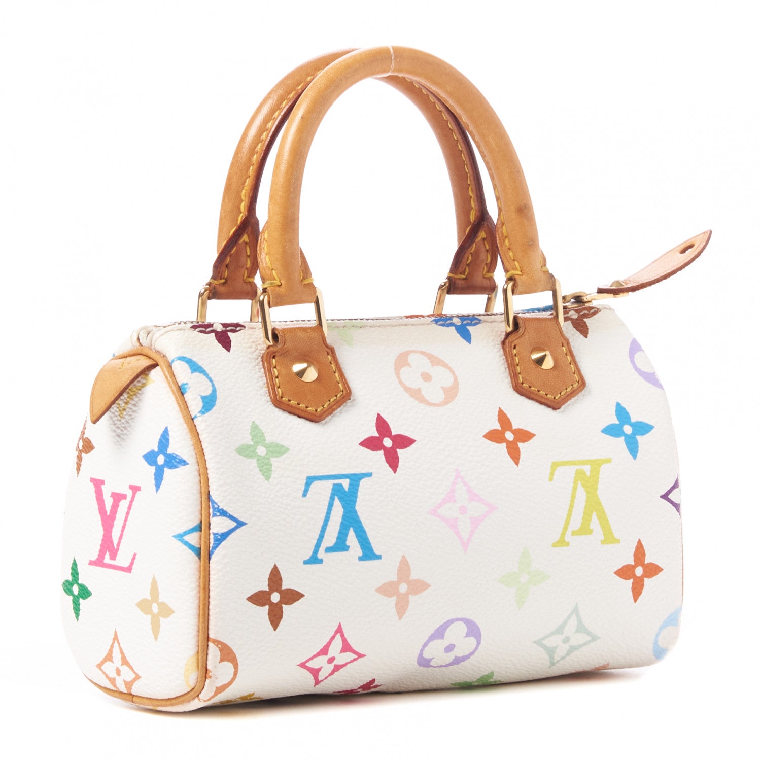 Louis Vuitton Monogram Multicolor Mini Sac HL Speedy White 2 of 7