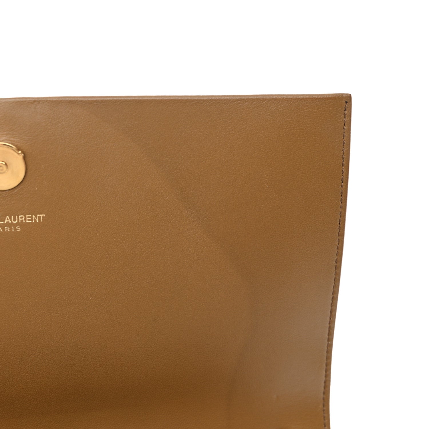 Saint Laurent Suede Medium Classic Monogram Kate Tassel Satchel Light Ochre 14 of 14