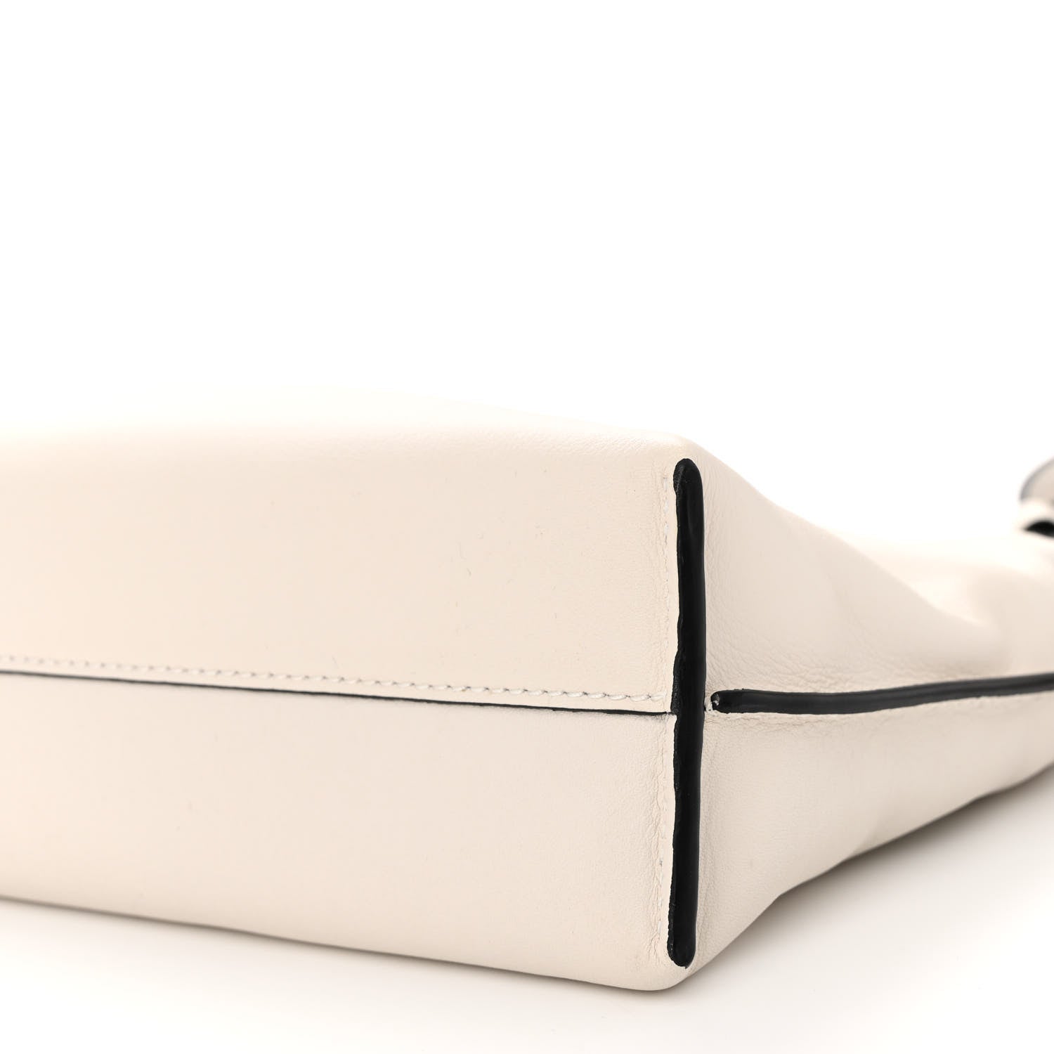 Loewe Calfskin Mini Flamenco Knot Clutch Angora 9 of 9