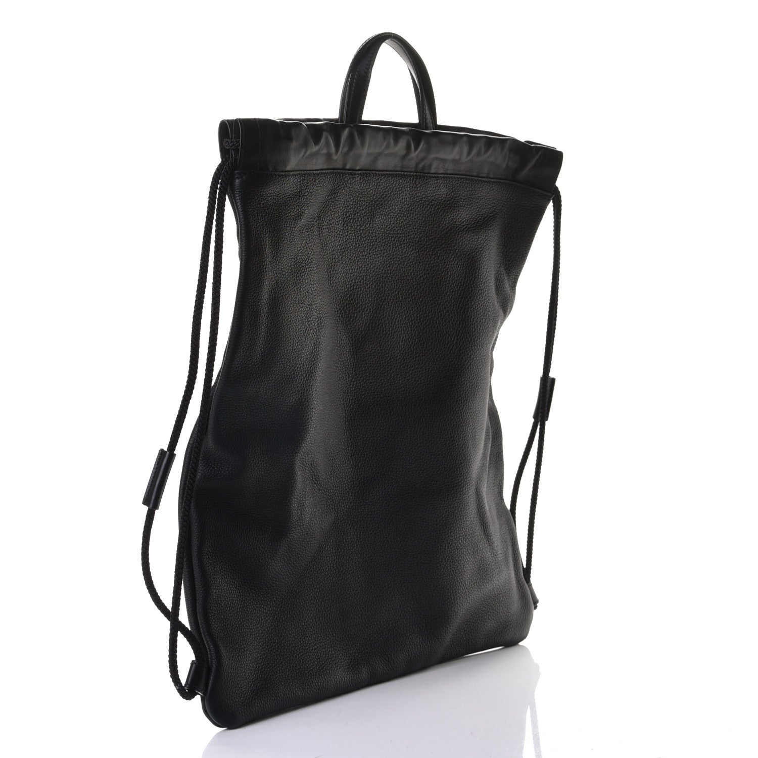 Gucci Calfskin Coco Capitan Logo Drawstring Backpack Black 2 of 5