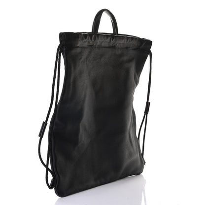 Gucci Calfskin Coco Capitan Logo Drawstring Backpack Black 2 of 5
