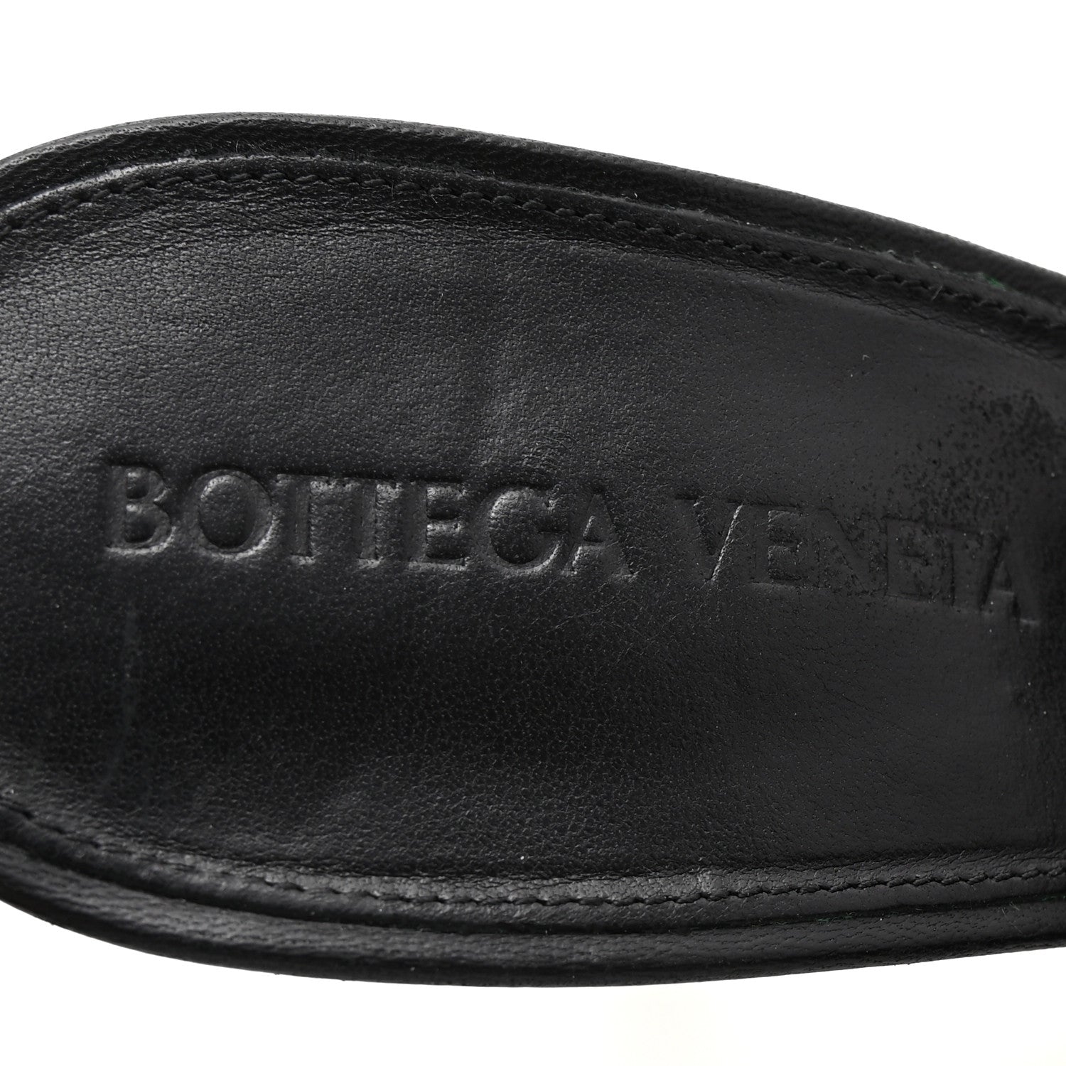 Bottega Veneta Nappa Quilted Rubber Lido Mule Sandals 35.5 Black 8 of 8