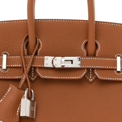 Hermes Togo Birkin 25 Gold 8 of 11