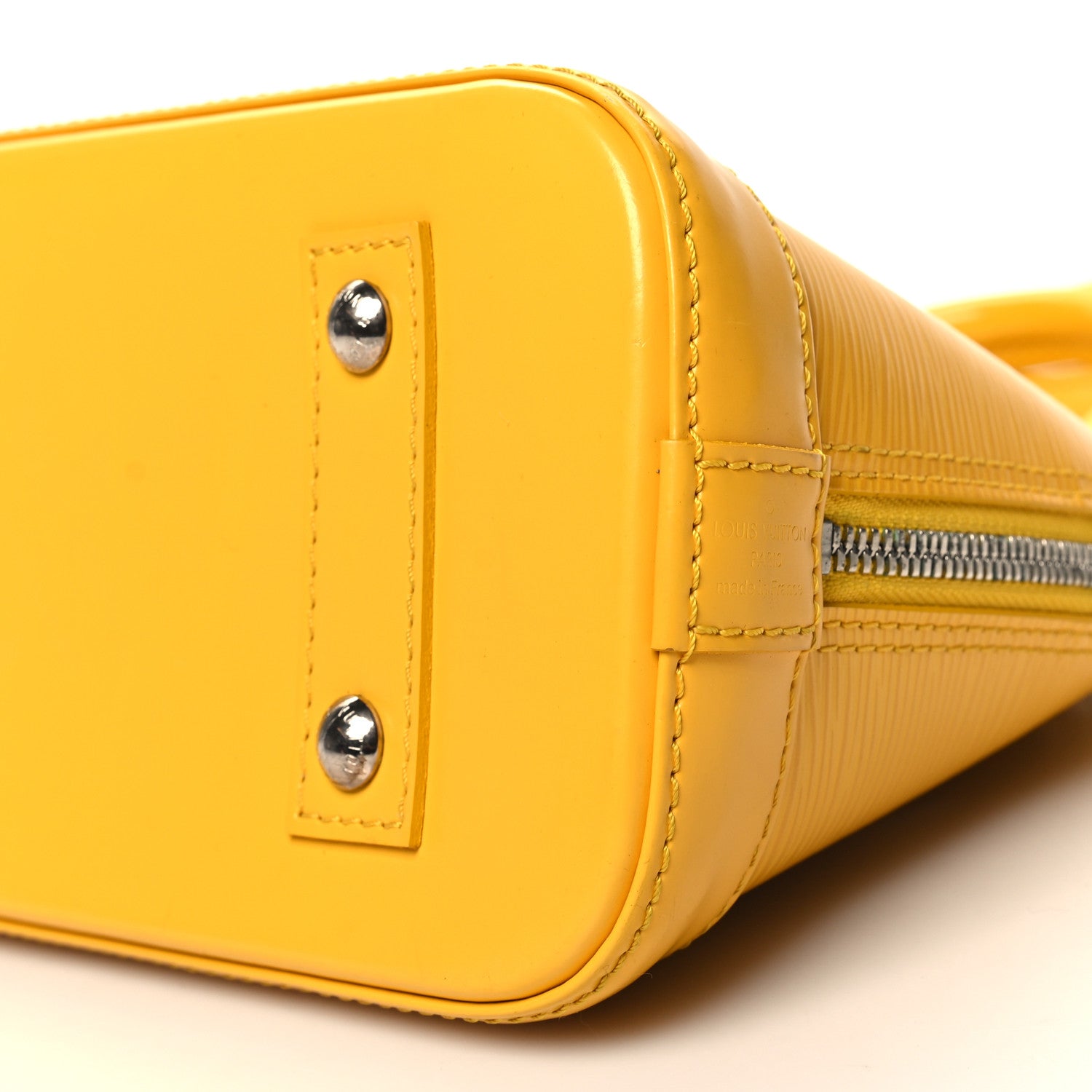 Louis Vuitton Epi Alma BB Citron 9 of 11
